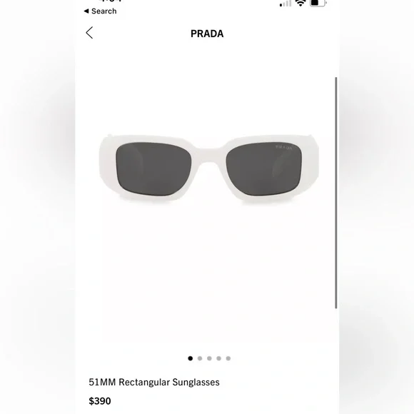 Prada white sunglasses ?️ excellent condition worn once with case Prada | Accessories | Prada White Symbole Sunglasses With  main image 2